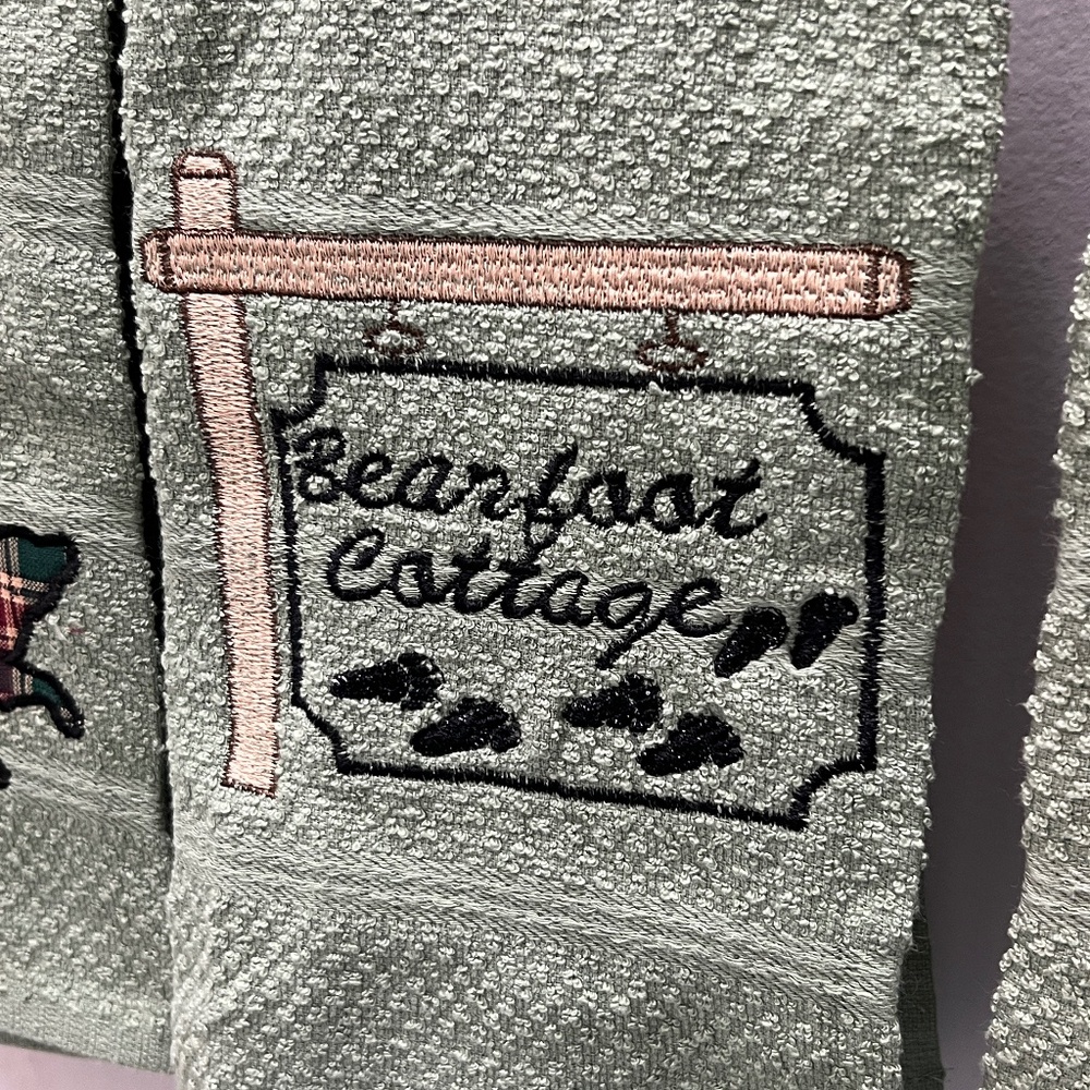 Hand towels-set of three - BEARS
